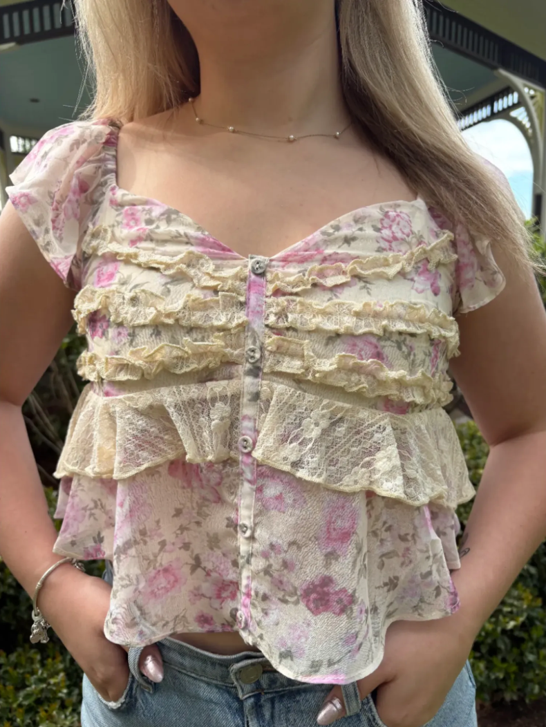 Dahlia Lace Blouse