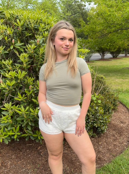 Mae Eyelet Shorts