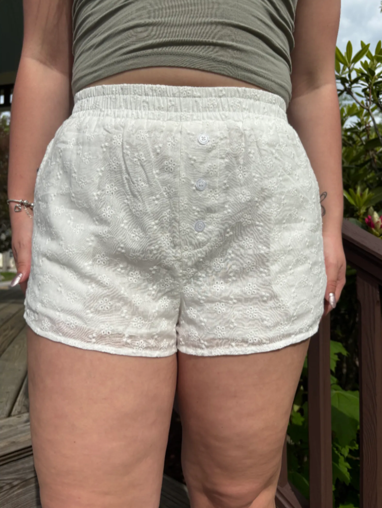 Mae Eyelet Shorts