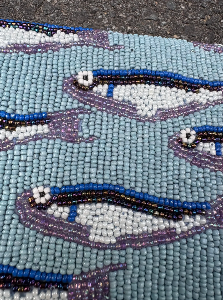 Sardine Beaded Shoulder Bag