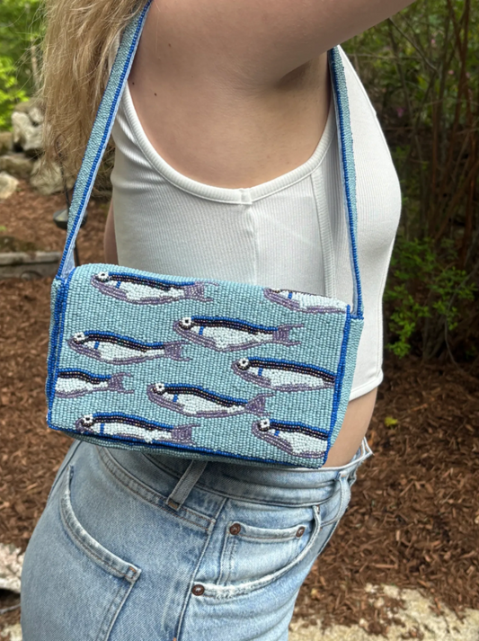 Sardine Beaded Shoulder Bag